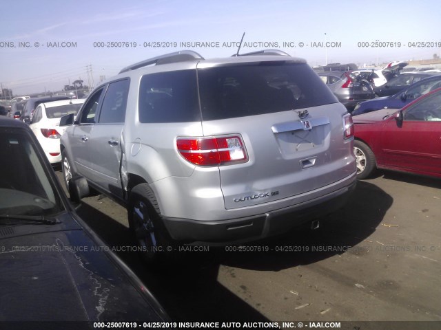 5GZER23DX9J204185 - 2009 SATURN OUTLOOK XR ვერცხლისფერი ფოტო 3