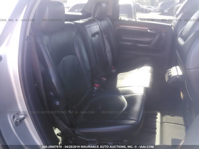 5GZER23DX9J204185 - 2009 SATURN OUTLOOK XR ვერცხლისფერი ფოტო 8