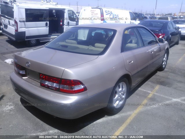 JT8BF28G710324101 - 2001 LEXUS ES 300 GOLD photo 4