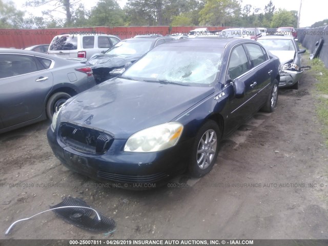 1G4HD57257U216646 - 2007 BUICK LUCERNE CXL Dark Blue photo 2