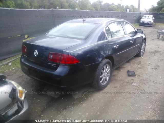 1G4HD57257U216646 - 2007 BUICK LUCERNE CXL Dark Blue photo 4