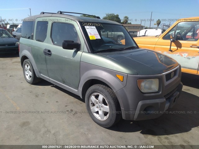 5J6YH28503L004120 - 2003 HONDA ELEMENT EX GREEN photo 1