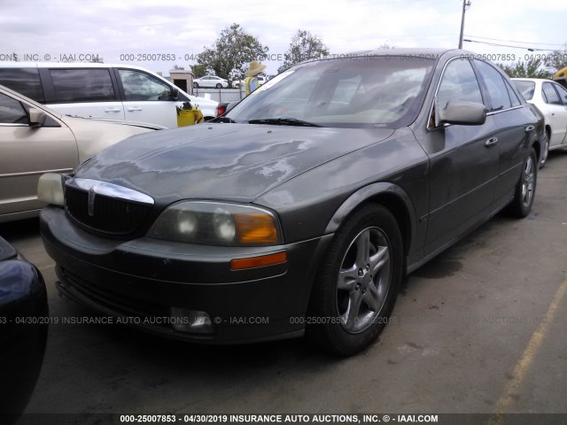 1LNHM86S2YY775018 - 2000 LINCOLN LS GREEN photo 2