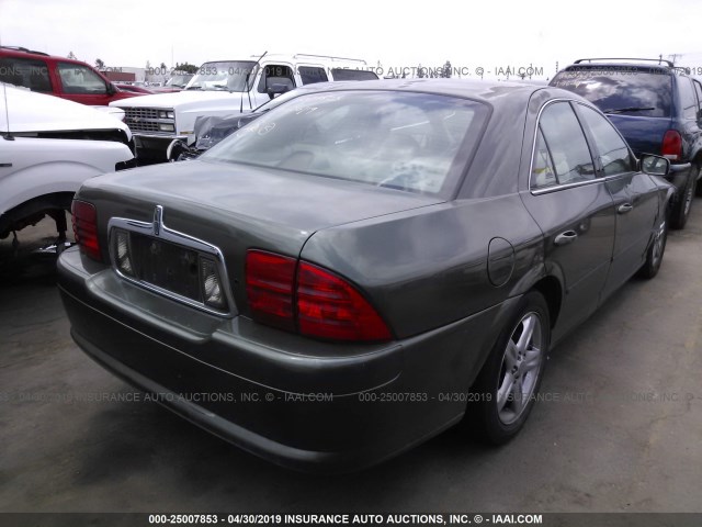 1LNHM86S2YY775018 - 2000 LINCOLN LS GREEN photo 4