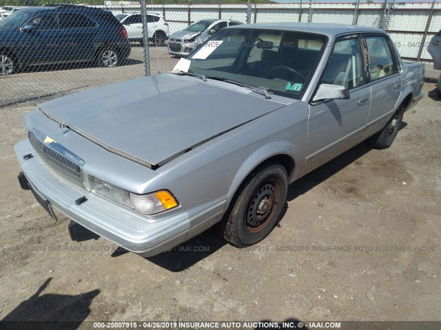 3G4AG55N7PS629626 - 1993 BUICK CENTURY SPECIAL SILVER photo 2