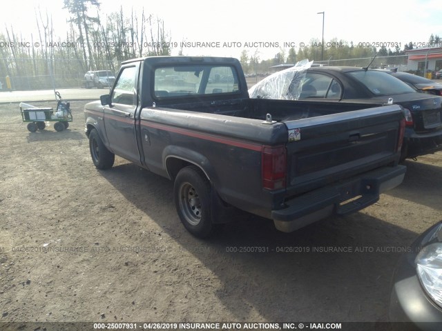 1FTCR10A3LUC07061 - 1990 FORD RANGER BLACK photo 3