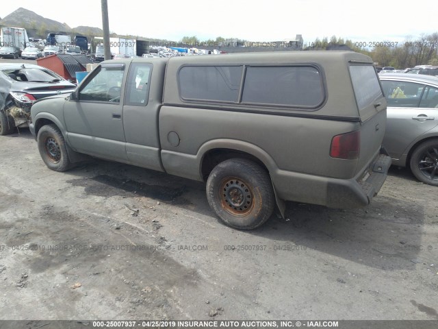 1GCDT19X7VK207270 - 1997 CHEVROLET S TRUCK S10 GREEN photo 3