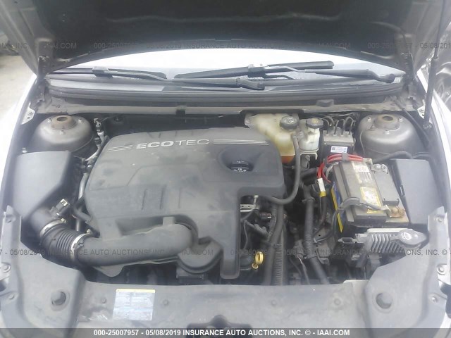 1G1ZC5E05AF180488 - 2010 CHEVROLET MALIBU 1LT 灰色 照片 10