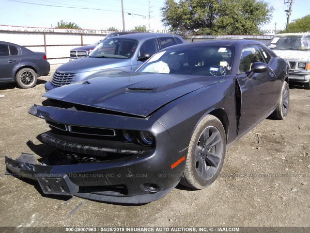 2C3CDZAG7GH195476 - 2016 DODGE CHALLENGER SXT GRAY photo 2