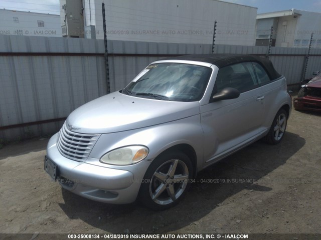 3C3AY75SX5T326533 - 2005 CHRYSLER PT CRUISER GT SILVER photo 2