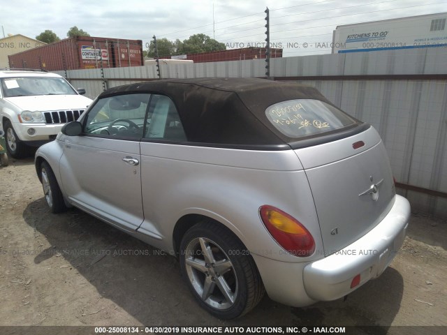 3C3AY75SX5T326533 - 2005 CHRYSLER PT CRUISER GT SILVER photo 3