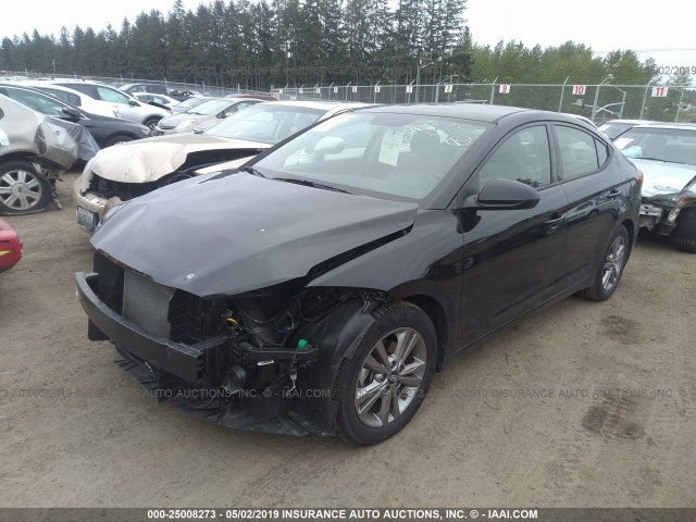 5NPD84LF6HH027476 - 2017 HYUNDAI ELANTRA SE/VALUE/LIMITED BLACK photo 2