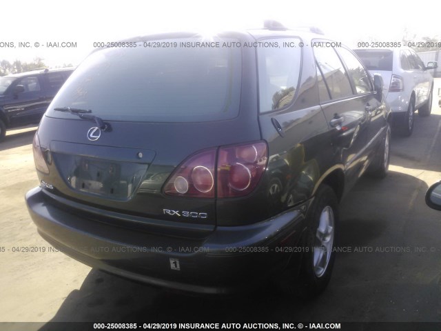 JT6GF10UXY0069853 - 2000 LEXUS RX 300 GREEN photo 4