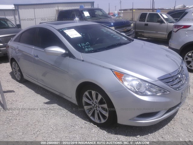 5NPEC4AC0DH627576 - 2013 HYUNDAI SONATA SE/LIMITED SILVER photo 1