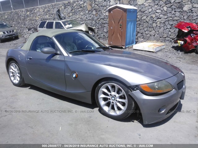 4USBT33403LR65339 - 2003 BMW Z4 2.5 GRAY photo 1