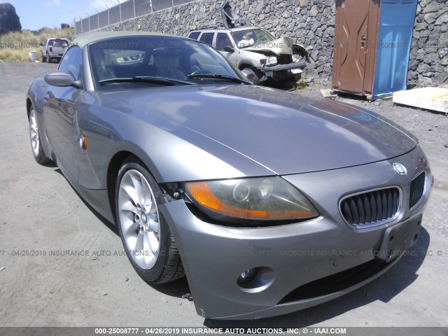 4USBT33403LR65339 - 2003 BMW Z4 2.5 GRAY photo 6