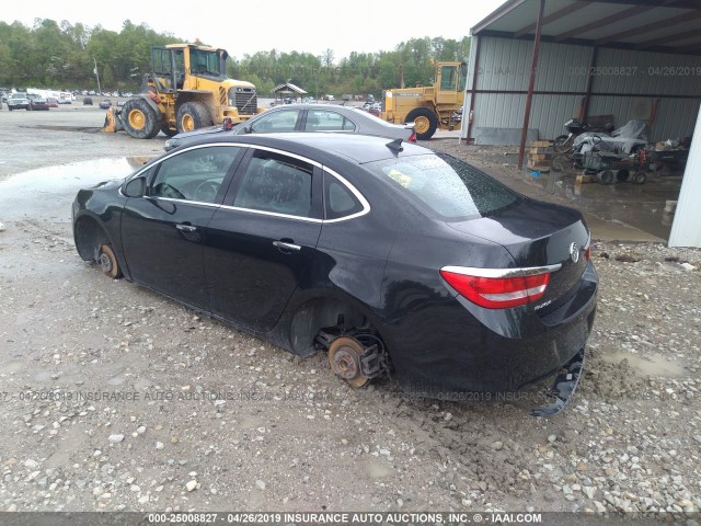 1G4PP5SK0D4170911 - 2013 BUICK VERANO BLACK photo 3