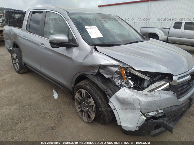 5FPYK3F65JB013752 - 2018 HONDA RIDGELINE RTL GRAY photo 6