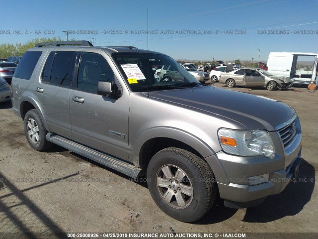 1FMEU63E18UA80932 - 2008 FORD EXPLORER XLT GRAY photo 1