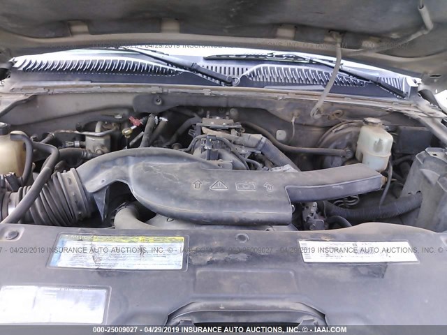 3GKEC16T81G237034 - 2001 GMC YUKON XL C1500 SILVER photo 10