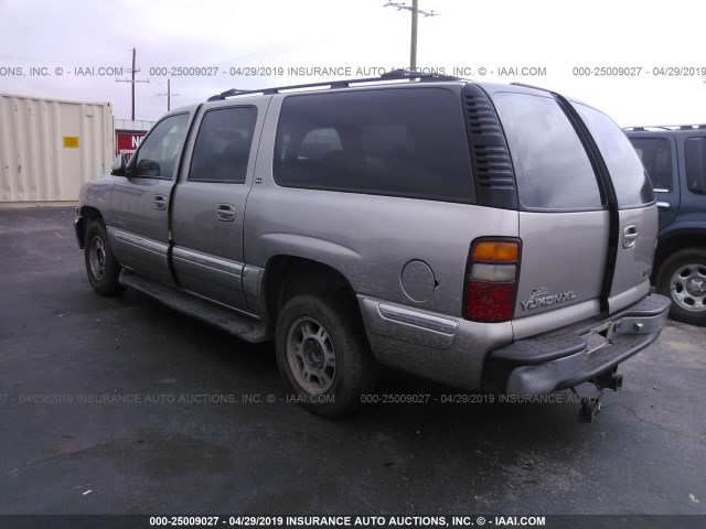 3GKEC16T81G237034 - 2001 GMC YUKON XL C1500 SILVER photo 3