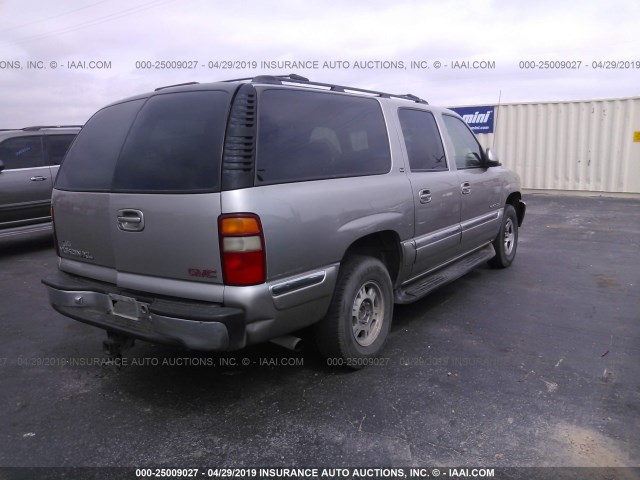 3GKEC16T81G237034 - 2001 GMC YUKON XL C1500 SILVER photo 4