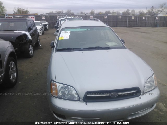 4S3BH635827301914 - 2002 SUBARU LEGACY L SILVER photo 6