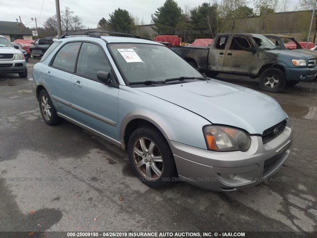 JF1GG68565G817541 - 2005 SUBARU IMPREZA OUTBACK SPORT/OUTBACK SPC Light Blue photo 1