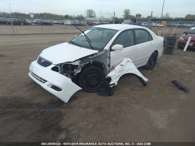 2T1BR32E58C938621 - 2008 TOYOTA COROLLA CE/LE/S WHITE photo 2