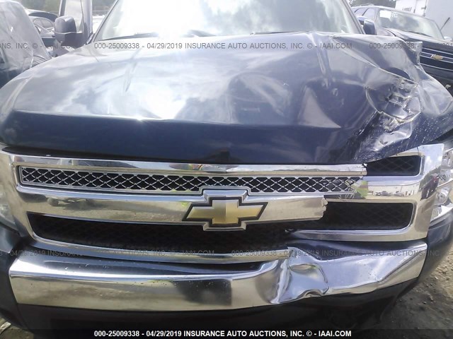 2GCEC19J881237222 - 2008 CHEVROLET SILVERADO C1500 BLUE photo 10