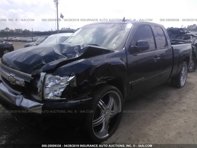 2GCEC19J881237222 - 2008 CHEVROLET SILVERADO C1500 BLUE photo 2