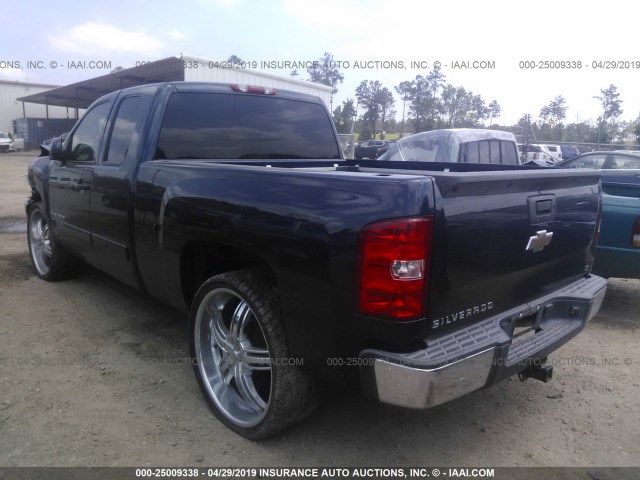 2GCEC19J881237222 - 2008 CHEVROLET SILVERADO C1500 BLUE photo 3