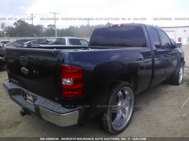 2GCEC19J881237222 - 2008 CHEVROLET SILVERADO C1500 BLUE photo 4