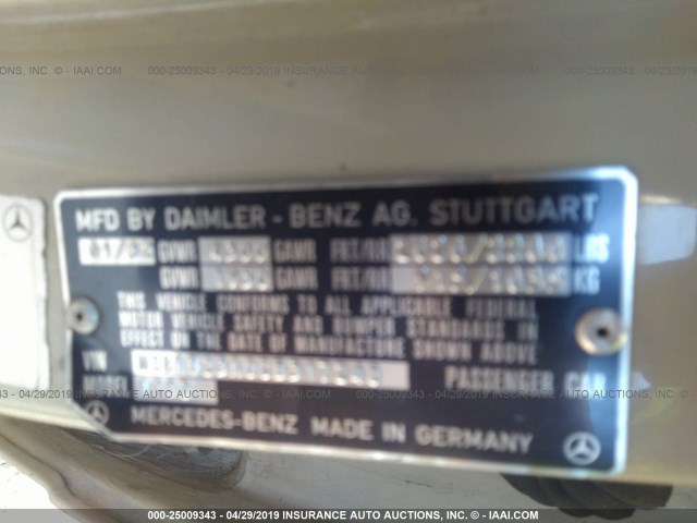 WDBAB23A0CB317248 - 1982 MERCEDES-BENZ 240 D SILVER photo 9