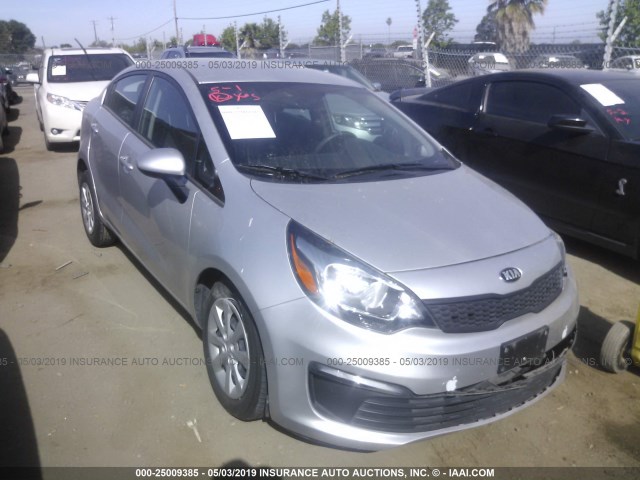 KNADM4A3XH6021532 - 2017 KIA RIO LX GRAY photo 1