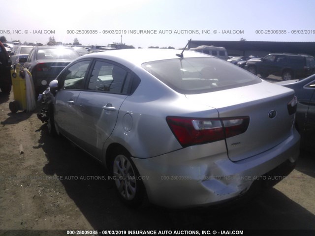 KNADM4A3XH6021532 - 2017 KIA RIO LX GRAY photo 3