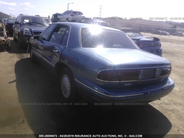 1G4HR52K1WH544047 - 1998 BUICK LESABRE LIMITED BLUE photo 3