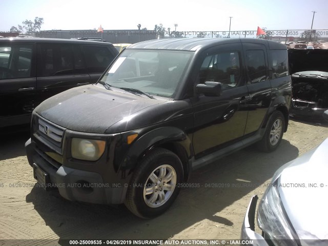 5J6YH18718L013802 - 2008 HONDA ELEMENT EX BLACK photo 2