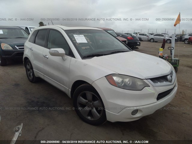 5J8TB185X8A005291 - 2008 ACURA RDX TECHNOLOGY WHITE photo 1