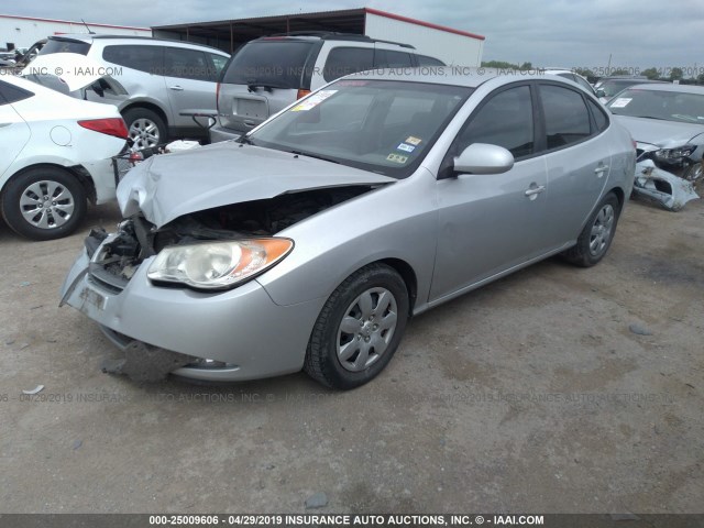 KMHDU46D99U679484 - 2009 HYUNDAI ELANTRA GLS/SE SILVER photo 2