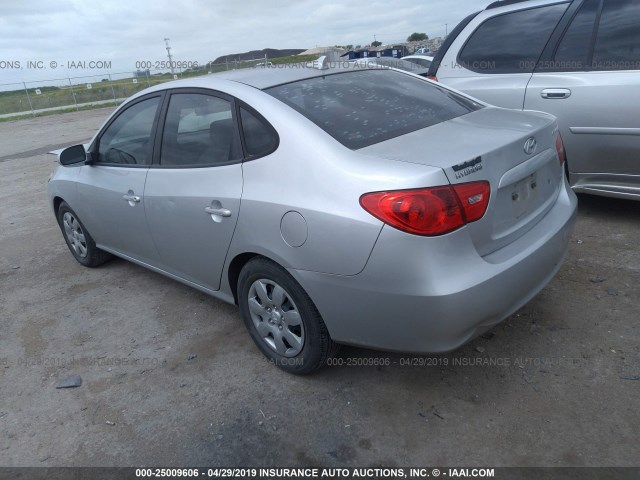 KMHDU46D99U679484 - 2009 HYUNDAI ELANTRA GLS/SE SILVER photo 3