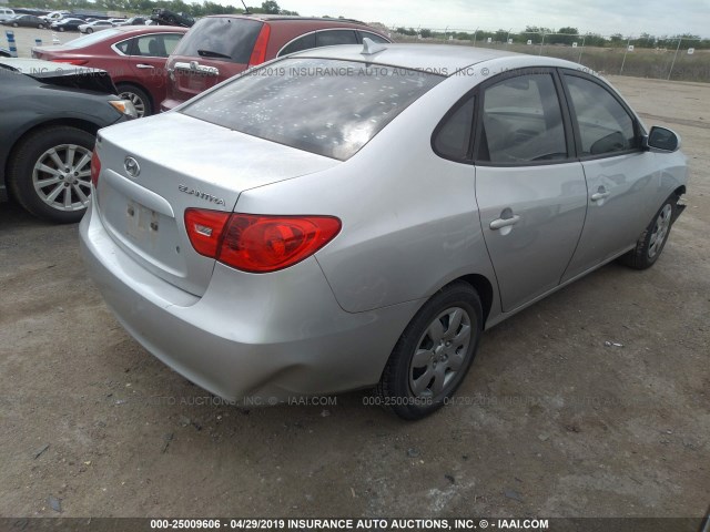 KMHDU46D99U679484 - 2009 HYUNDAI ELANTRA GLS/SE SILVER photo 4