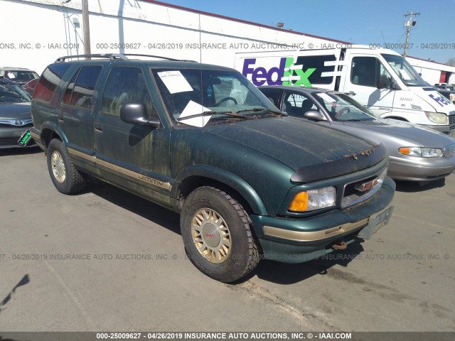 1GKDT13WXT2563407 - 1996 GMC JIMMY GREEN photo 1