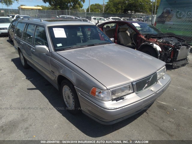 YV1KW9603T1034994 - 1996 VOLVO 960 GRAY photo 1