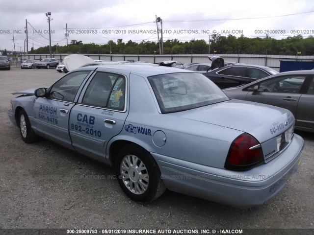 2FAFP74W34X155118 - 2004 FORD CROWN VICTORIA LX BLUE photo 3