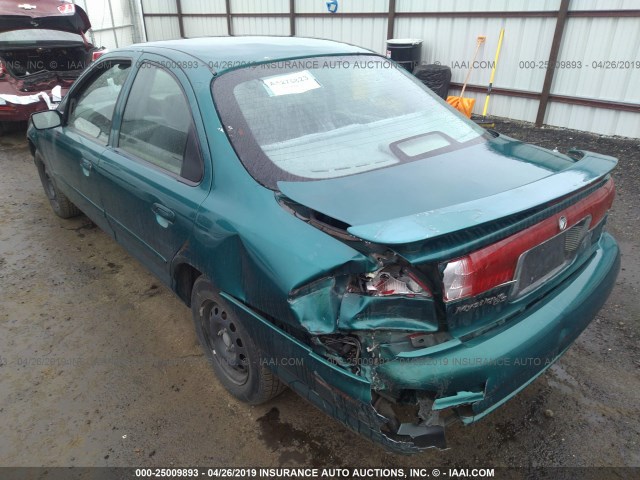 1MELM6531TK608320 - 1996 MERCURY MYSTIQUE GS/SPREE GREEN photo 3