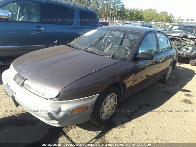 1G8ZH5287WZ245781 - 1998 SATURN SL1 PURPLE photo 2