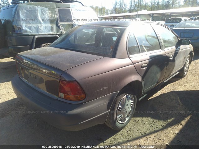 1G8ZH5287WZ245781 - 1998 SATURN SL1 PURPLE photo 4