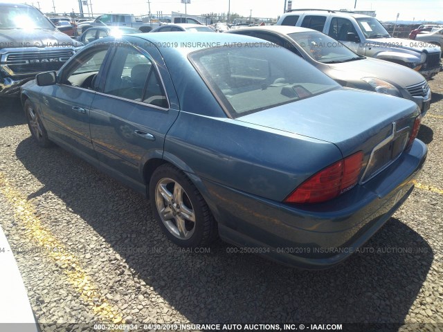 1LNHM87A02Y627947 - 2002 LINCOLN LS BLUE photo 3