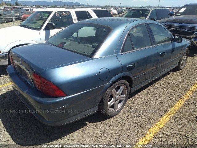 1LNHM87A02Y627947 - 2002 LINCOLN LS BLUE photo 4